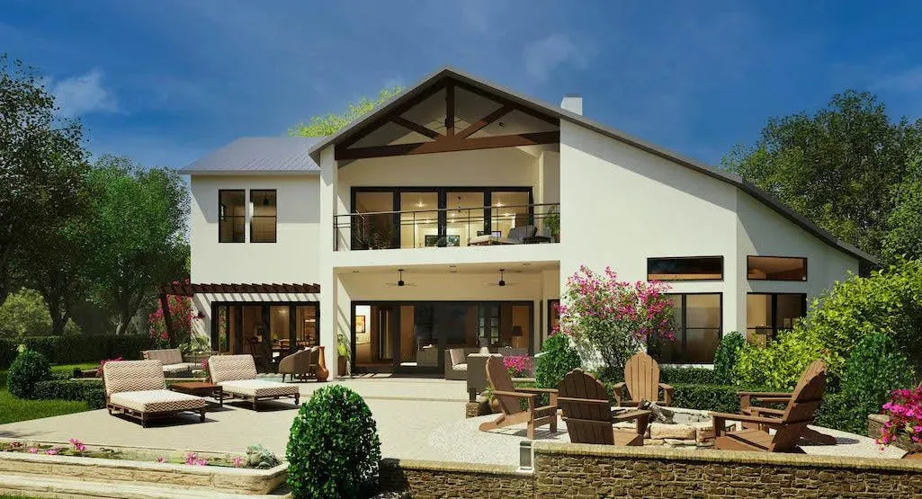 Modern 4-Bedroom Home with Expansive Living Spaces
