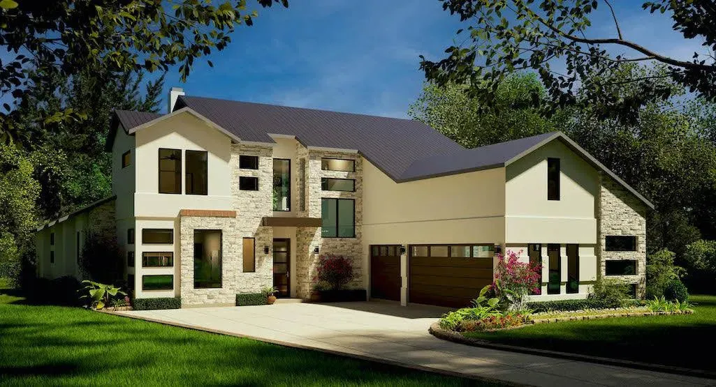 Modern 4-Bedroom Home with Expansive Living Spaces