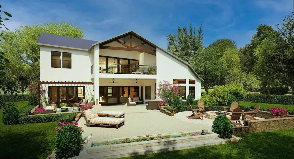 Modern 4-Bedroom Home with Expansive Living Spaces