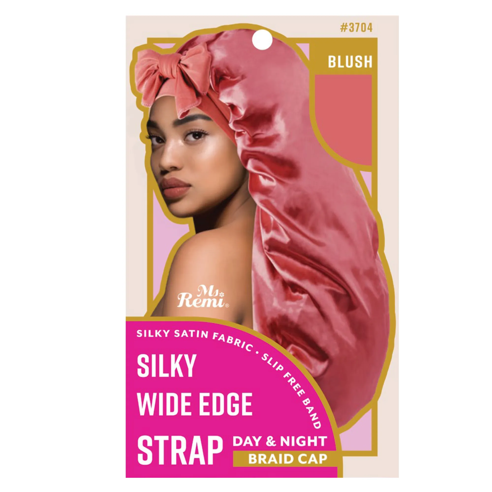 Ms. Remi Silky Wide Edge Strap Day & Night Cap, Braid Assorted