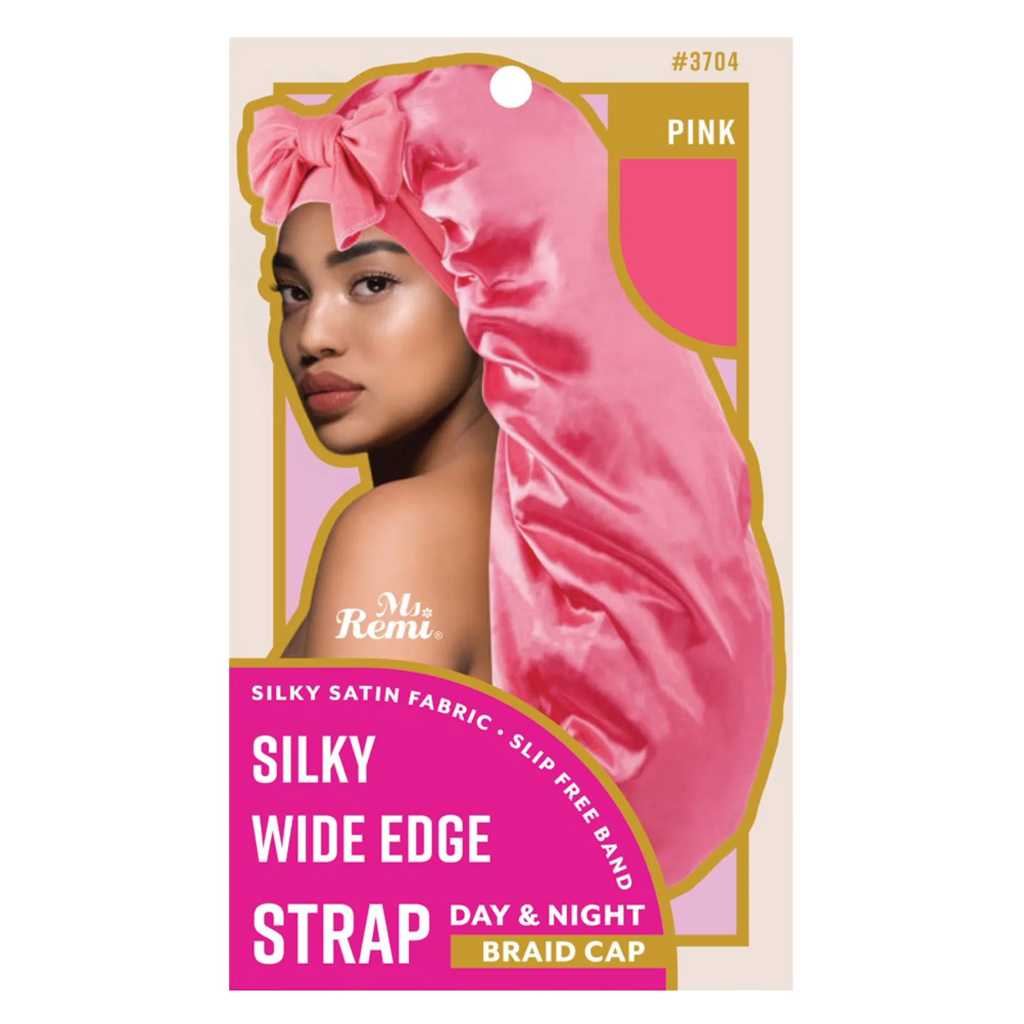 Ms. Remi Silky Wide Edge Strap Day & Night Cap, Braid Assorted