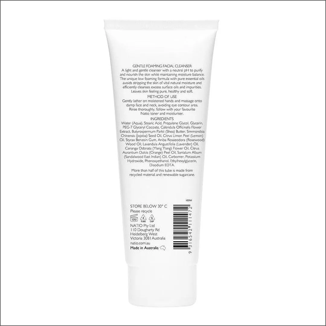 Natio Gentle Foaming Facial Cleanser 100g