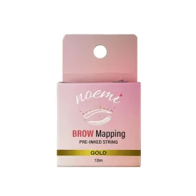 Noemi Pre Dyed Brow Mapping Thread - Gold