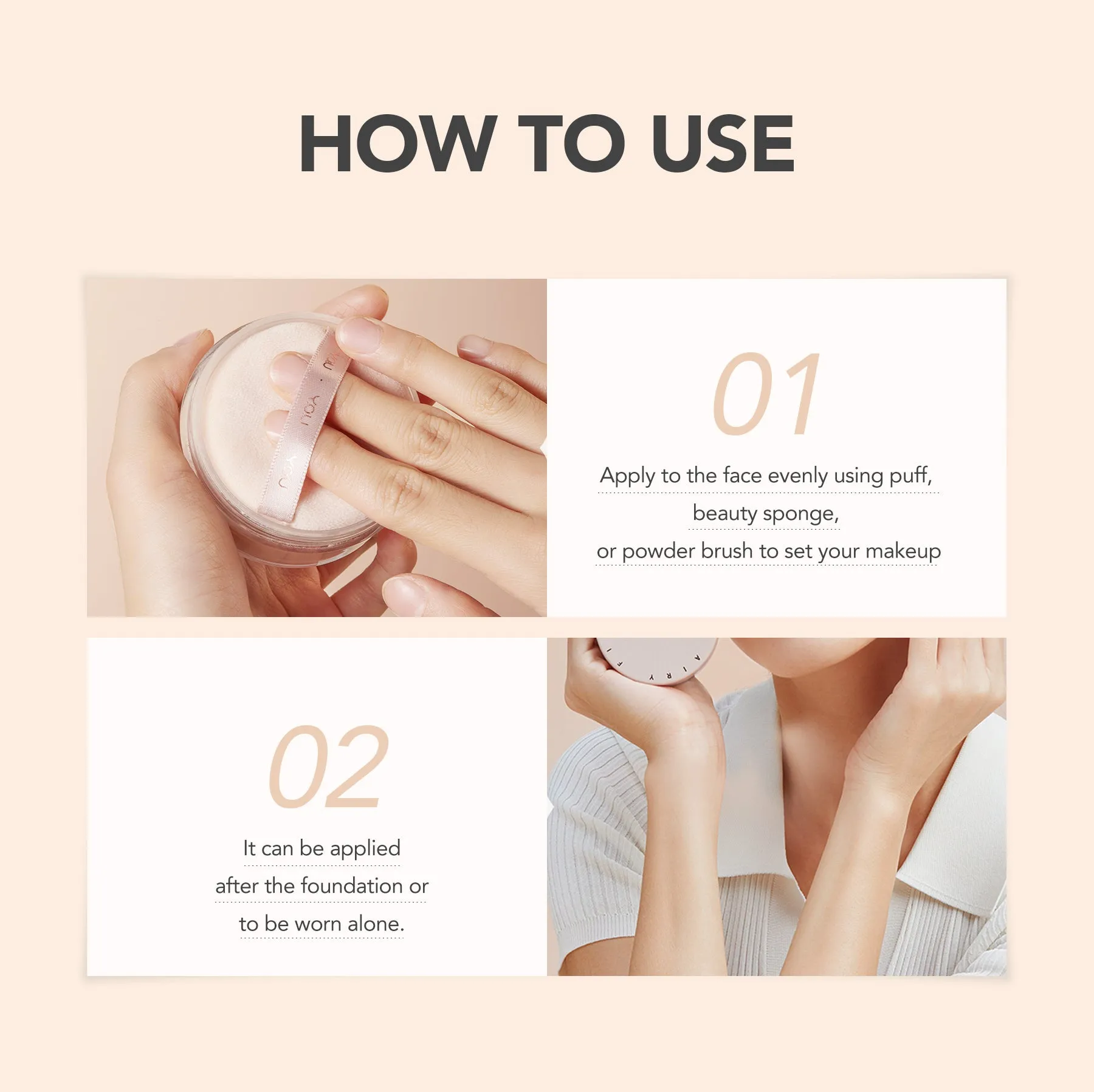 NoutriWear  Airy Fit Loose Powder