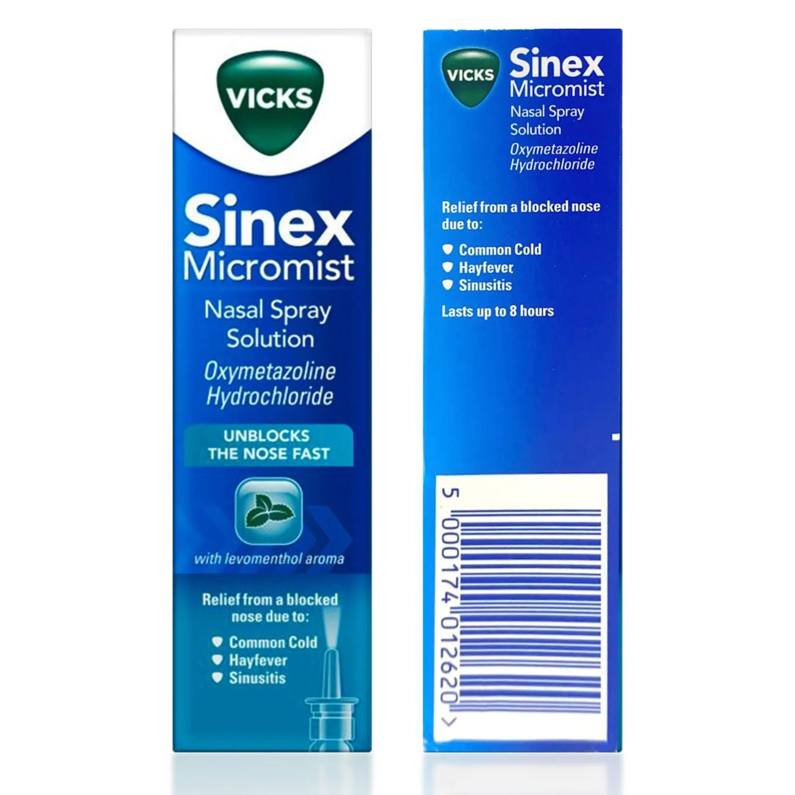 Pack of 4 Vicks Sinex Micromist Nasal Spray 15ml Solution