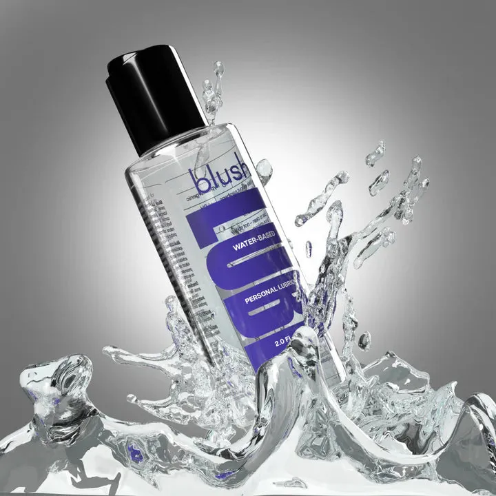 Power Vibe Azure Bullet   Blush Lube Bundle