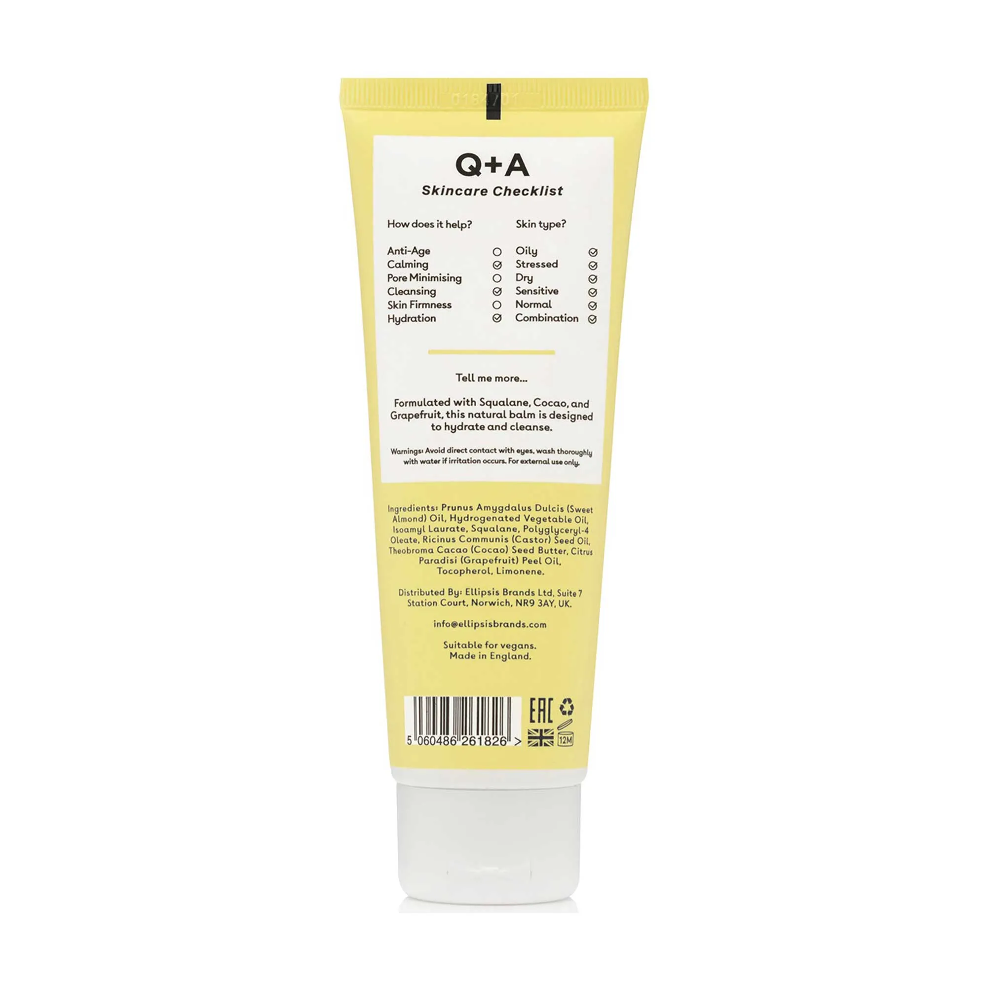 Q&A Grapefruit Cleansing Balm 125ml