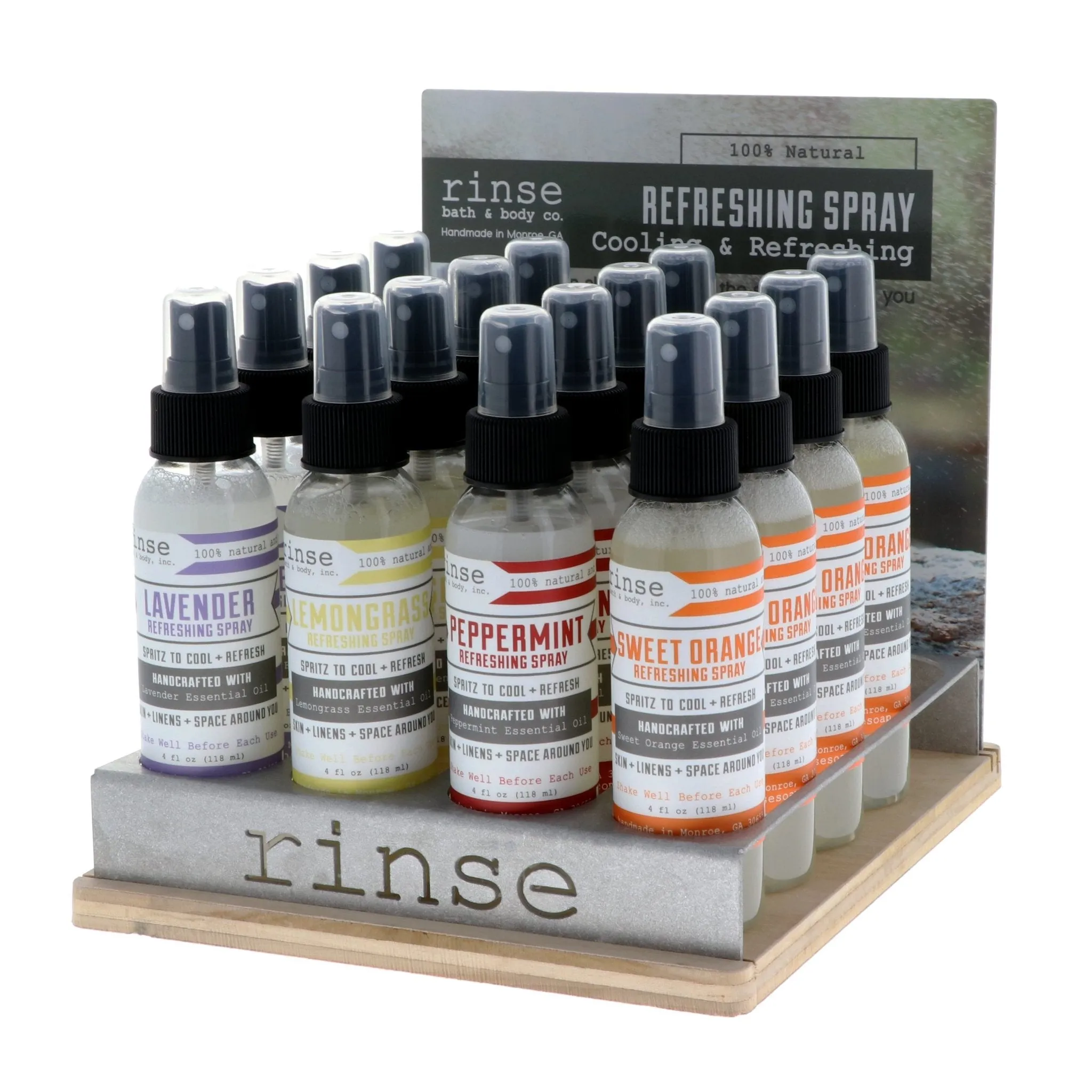 Refreshing Spray Display - Filled (4 flavor)