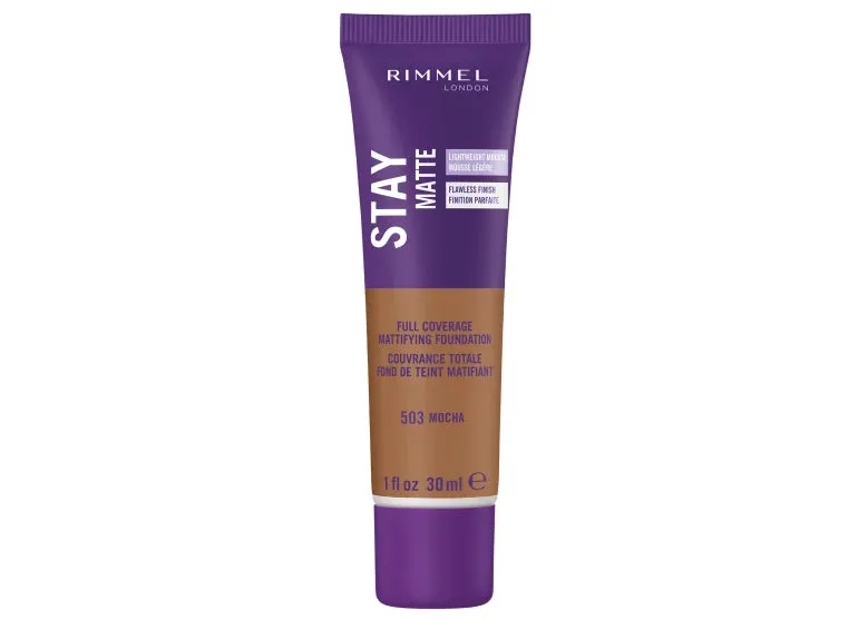 RIMMEL - Stay Matte Liquid Mousse Foundation #503 Mocha - 1 fl. oz. (30 ml)
