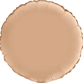 Satin Round Balloon - Nude