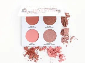SERAPHINE BOTANICALS Happy Hibiscus Palette - 99% Natural Blush Palette for All Skin Tones