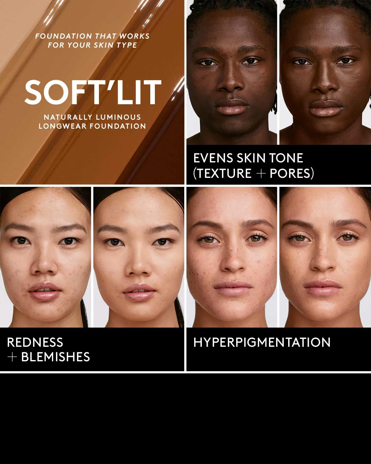Soft'lit Naturally Luminous Longwear Foundation — 210
