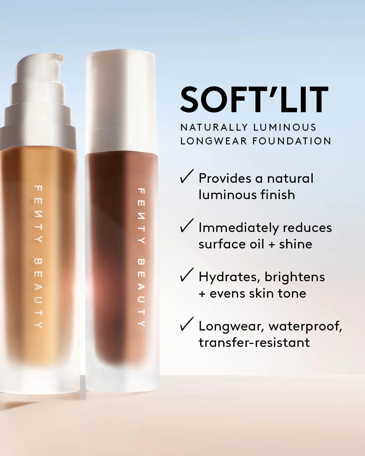 Soft'lit Naturally Luminous Longwear Foundation — 210