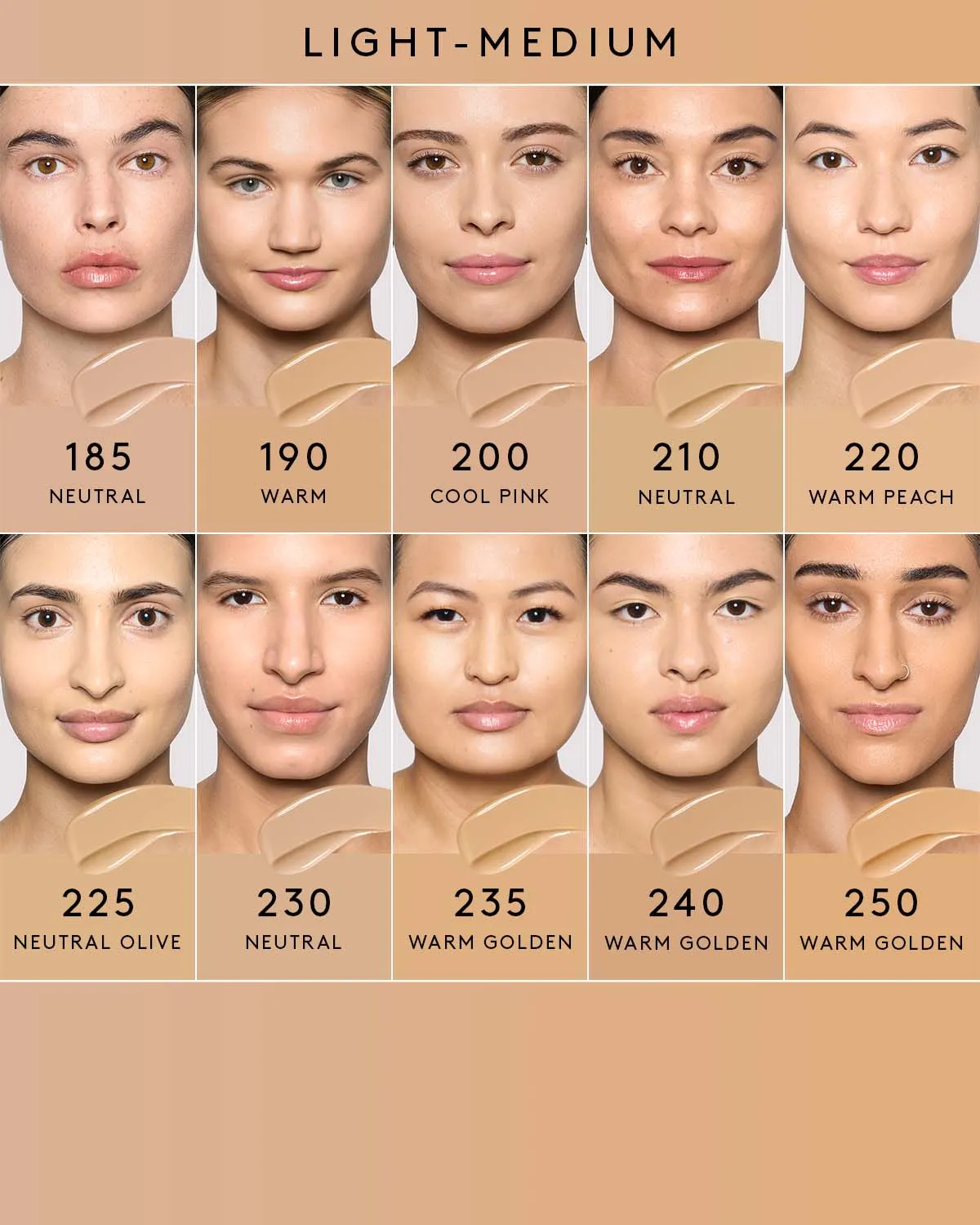 Soft'lit Naturally Luminous Longwear Foundation — 225