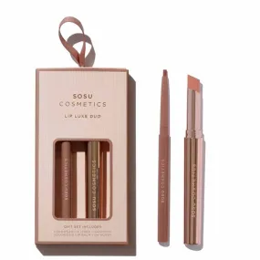 SOSU Cosmetics Lip Luxe Duo Gift Set - Hazelnut & Oh Honey Discontinued
