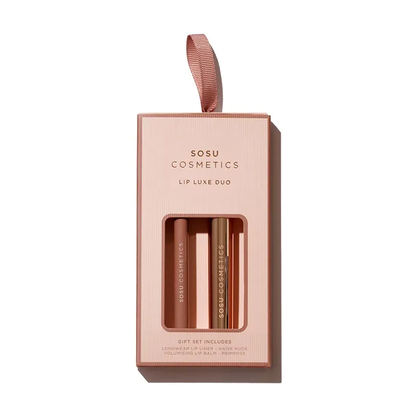 SOSU Cosmetics Lip Luxe Duo Gift Set - Hazelnut & Oh Honey Discontinued