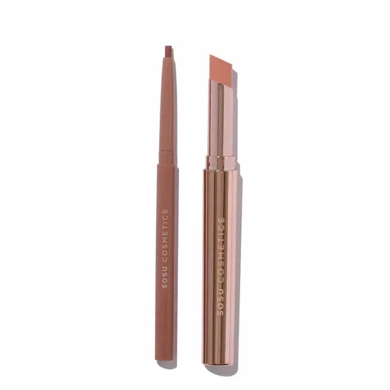 SOSU Cosmetics Lip Luxe Duo Gift Set - Hazelnut & Oh Honey Discontinued