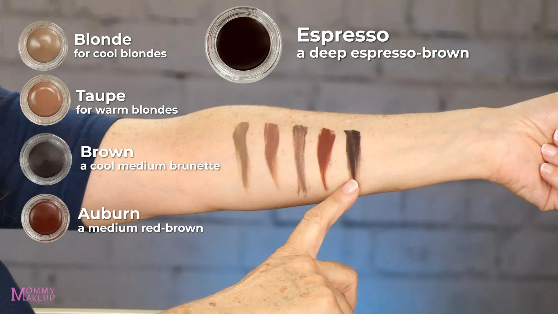 Stay Put Waterproof Gel Brow Balm w/ Micropigments - Espresso