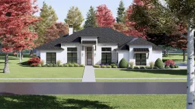 Stylish 4-Bedroom Home Plan with Generous Living Space