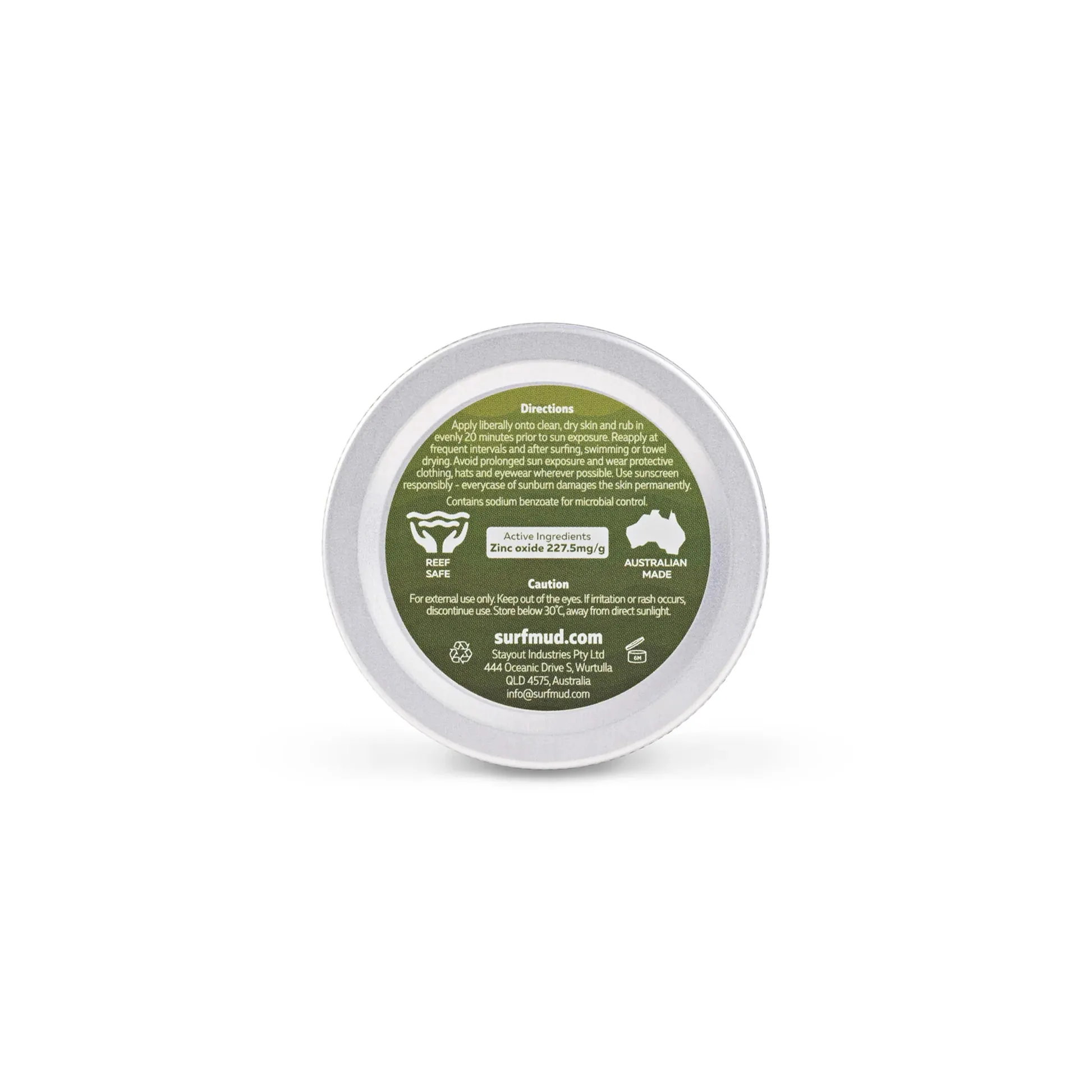 Surfmud Australia - Mineral Sunscreen SPF50 Sunscreen Tin - 100g