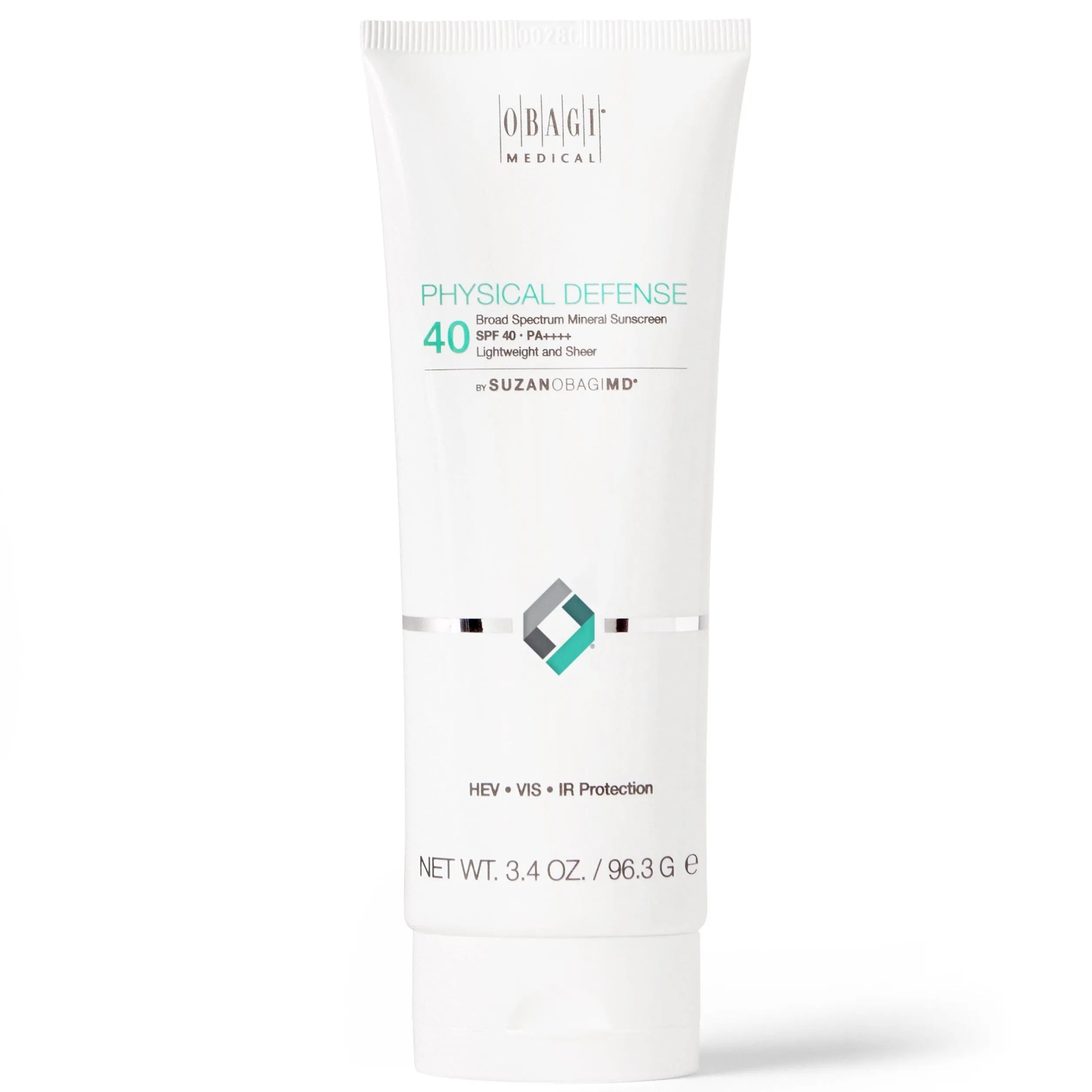 SUZANOBAGIMD Physical Defense Broad Spectrum Mineral Sunscreen SPF 40