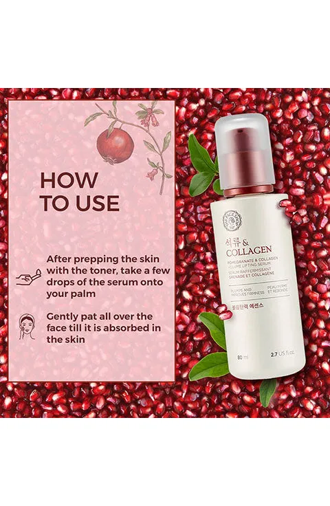The Face Shop Pomegranate & Collagen Volume Lifting Serum 80ML