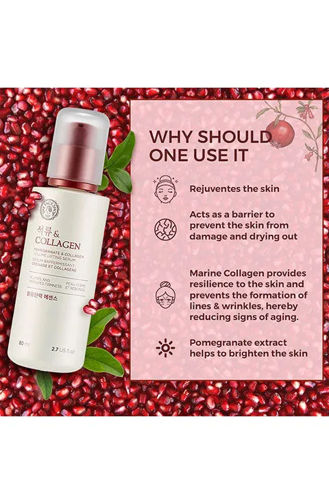 The Face Shop Pomegranate & Collagen Volume Lifting Serum 80ML