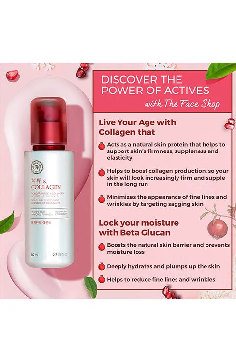 The Face Shop Pomegranate & Collagen Volume Lifting Serum 80ML
