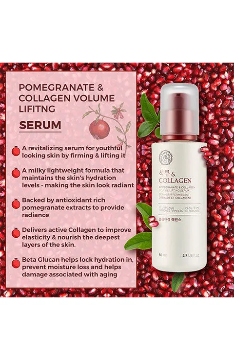 The Face Shop Pomegranate & Collagen Volume Lifting Serum 80ML