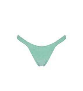 Vicky Green Shiny Bikini Bottom