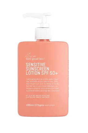 We are feel good inc. Sensitive Sunscreen Lotion SPF 50  400ml