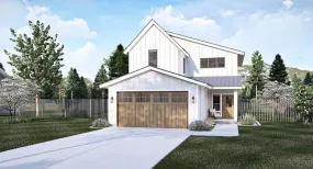 Welcoming Two-Story Home with Three Bedrooms and Front Porch